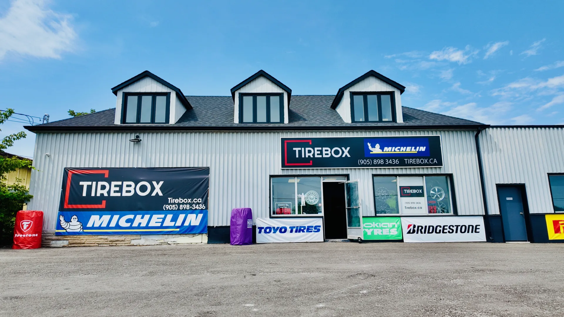 TireBox storefront on Yonge Street in East Gwillimbury